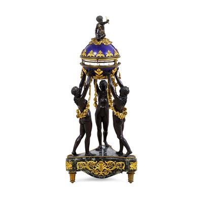 Francia (fine XIX secolo), Orologio da appoggio a cercles tournants
