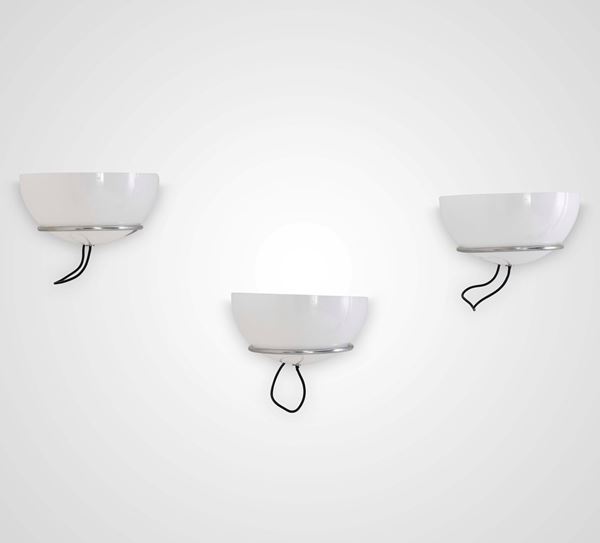 Gino Sarfatti - Tre lampade da parete mod. 2/2 px