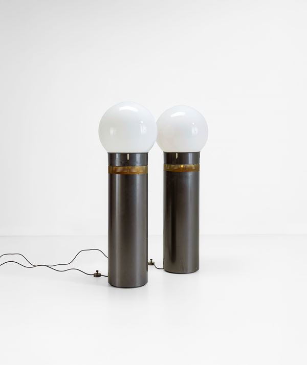 Gae Aulenti - Due lampade da terra mod. Oracolo