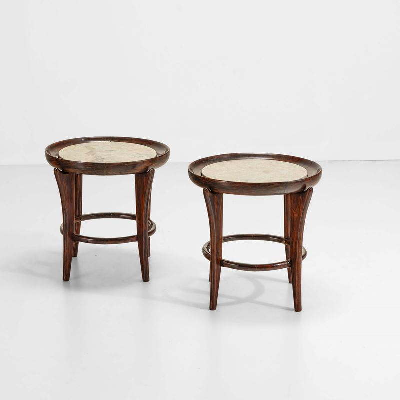 Giuseppe Scapinelli : Due tavoli occasionali  - Auction Design 200 - Cambi Casa d'Aste