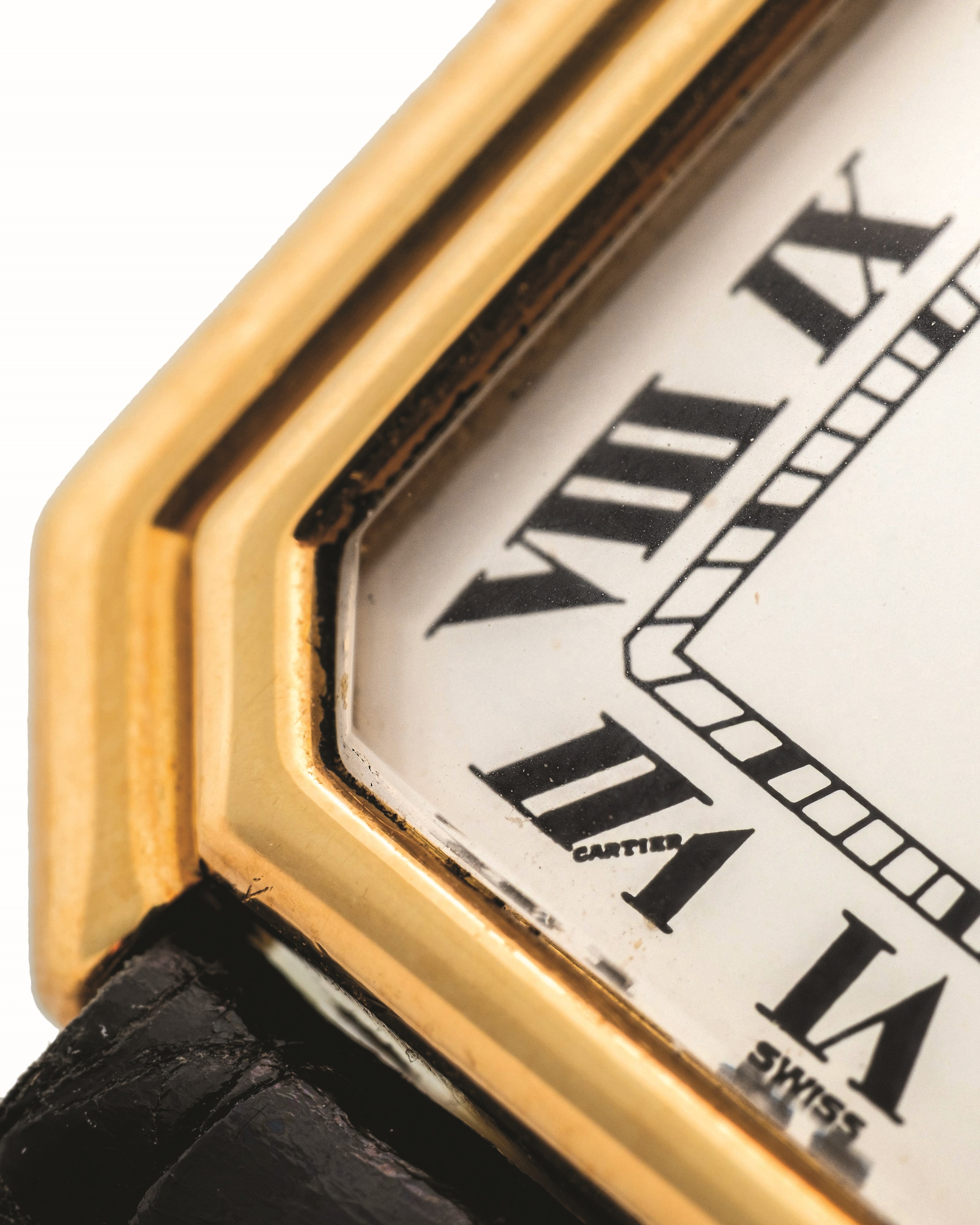 Cartier - Orologio Tank Ceinture in oro 18k, circa 1980