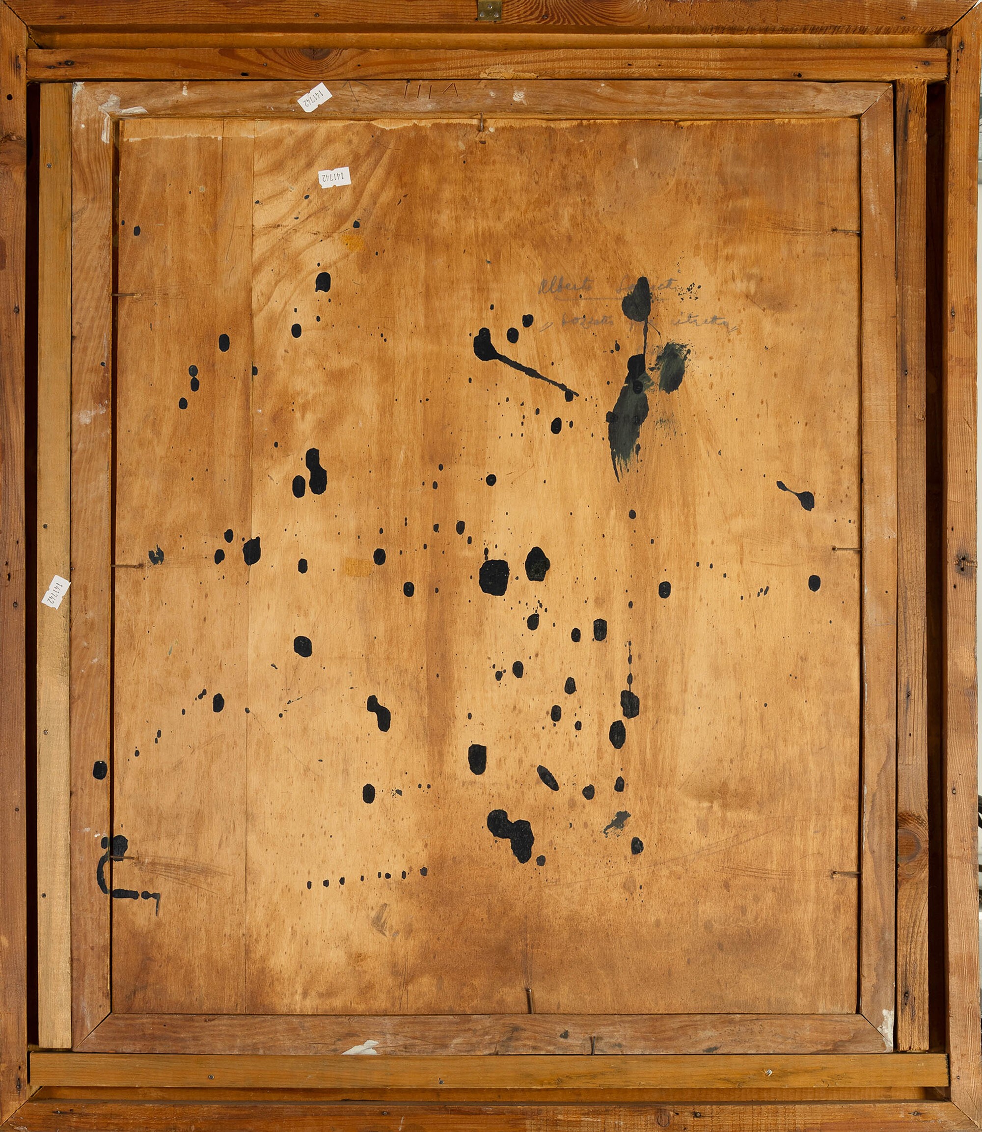 Alberto Salietti - Giacinto Motta nel suo studio, olio su tavoletta