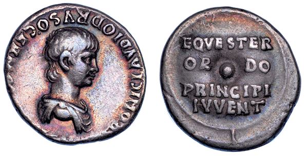 NERONE (Cesare), 50-54. Denario.