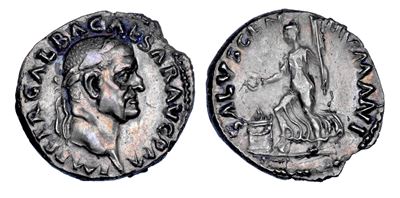 Galba, Denario, 68-69 d.C.