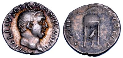 Vitellio, Denario, aprile-dicembre 69 d.C.