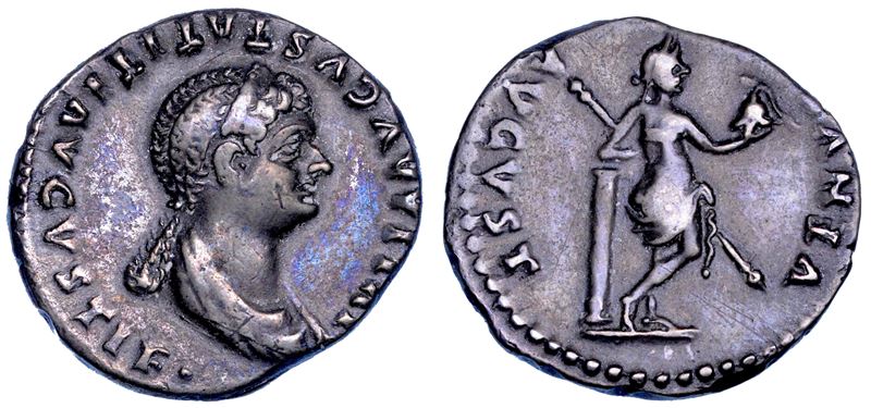 GIULIA TITI (figlia di Tito), 69-79. Denario, anni 80-81.  - Auction Numismatics - Cambi Casa d'Aste