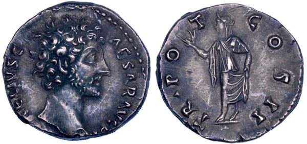 MARCO AURELIO (Cesare), 139-161. Denario, 146-147.
