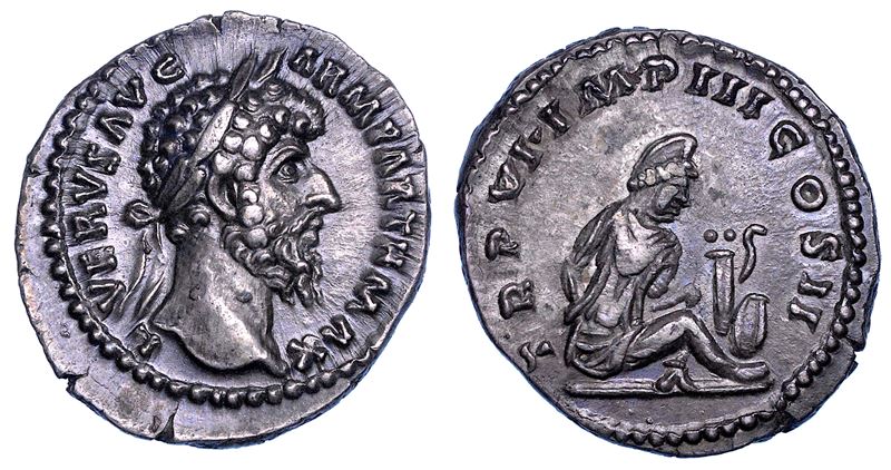 LUCIO VERO, 161-169. Denario, 165-169.  - Auction Numismatics - Cambi Casa d'Aste