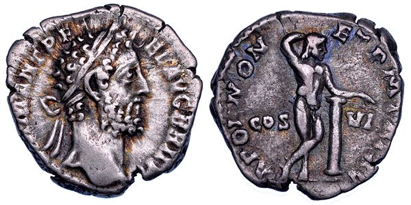 COMMODO, 177-192. Denario, 190. Roma.