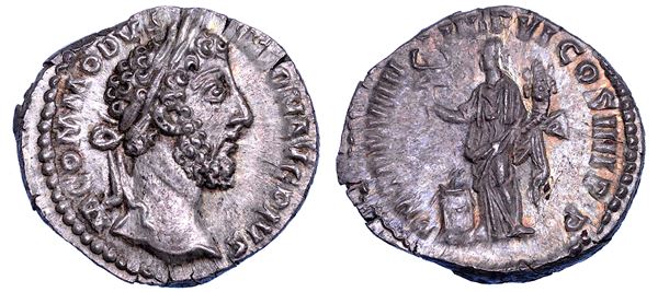 COMMODO, 177-192. Denario, 184. Roma.