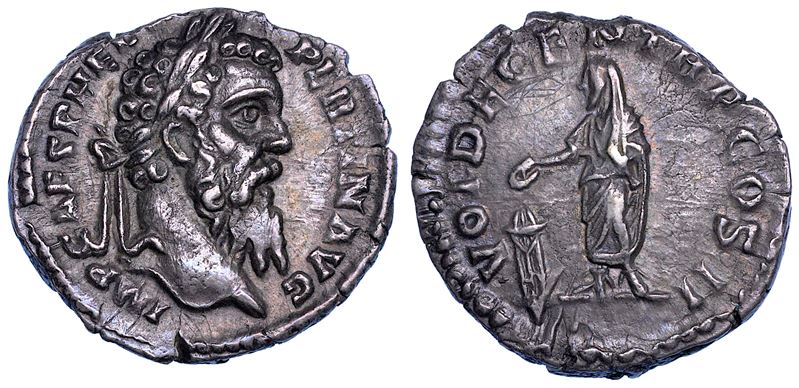 PERTINACE, gennaio-marzo 193. Denario. Roma.  - Auction Numismatics - Cambi Casa d'Aste