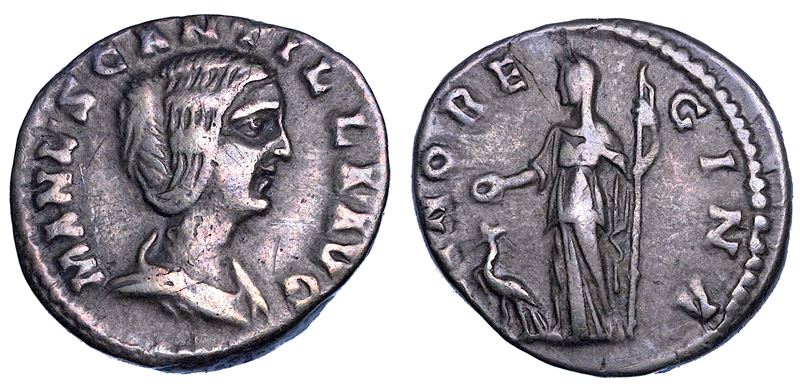 MANLIA SCANTILLA (moglie di Didio Giuliano), marzo-maggio 193. Denario.  - Asta Numismatica - Cambi Casa d'Aste