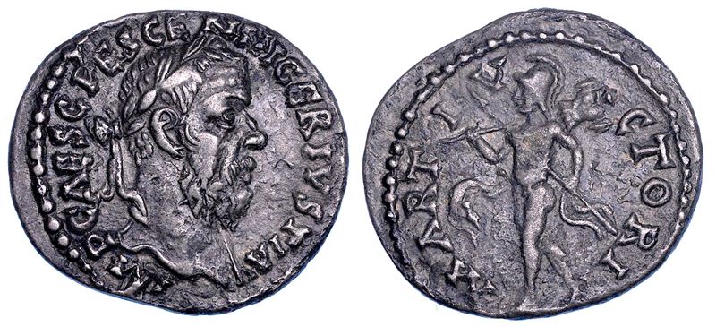 PESCENNIO NIGRO, 193-194. Denario. Antiochia.  - Auction Numismatics - Cambi Casa d'Aste
