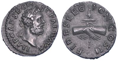 Clodio Albino, Denario (195-197 d.C.)