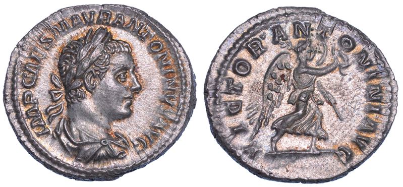 ELIOGABALO, 218-222. Denario, 218-219. Roma.  - Auction Numismatics - Cambi Casa d'Aste