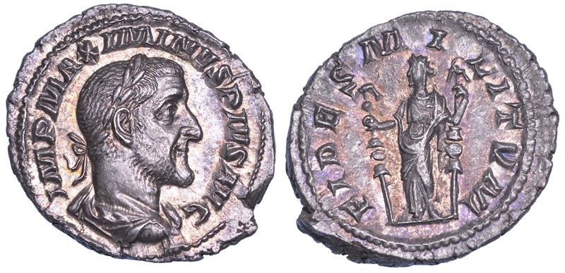 MASSIMINO I, 235-238. Denario, anni 235-236.  - Asta Numismatica - Cambi Casa d'Aste