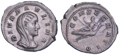 CECILIA PAOLINA, Denario, Roma, 236 d.C.