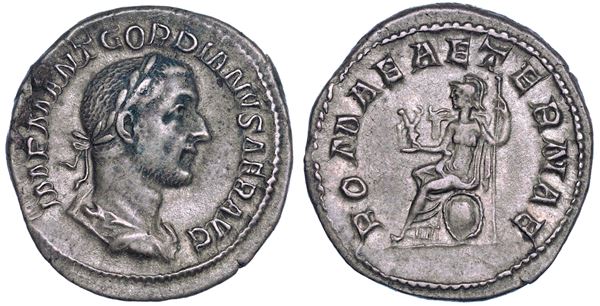 GORDIANO I, marzo-aprile 238. Denario.
