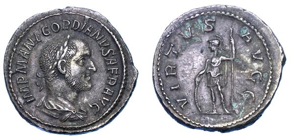 GORDIANO II, marzo-aprile 238. Denario.