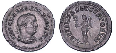 BALBINO, Denario, aprile-luglio 238 d.C.