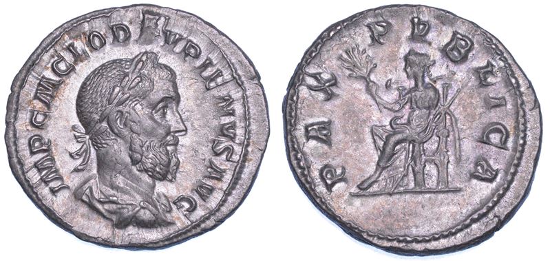 PUPIENO, aprile-luglio 238. Denario.  - Auction Numismatics - Cambi Casa d'Aste