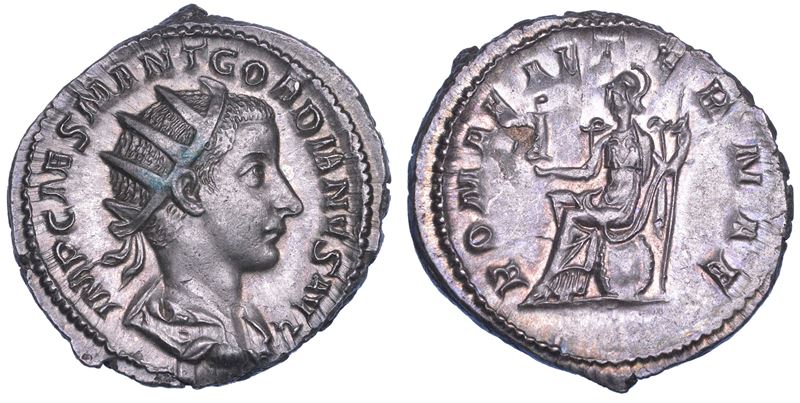 GORDIANO III, 238-244. Antoniniano, 240. Roma.  - Auction Numismatics - Cambi Casa d'Aste