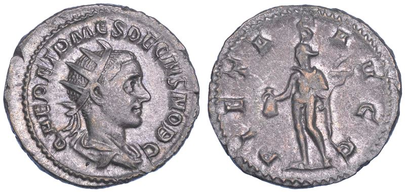 ERENNIO ETRUSCO (Cesare sotto Traiano Decio), 249-251. Antoniniano. Roma.  - Auction Numismatics - Cambi Casa d'Aste