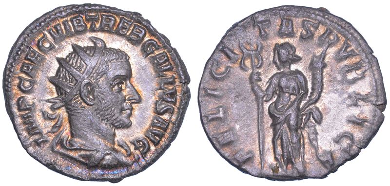 TREBONIANO GALLO, 251-253. Antoniniano. Roma.  - Auction Numismatics - Cambi Casa d'Aste