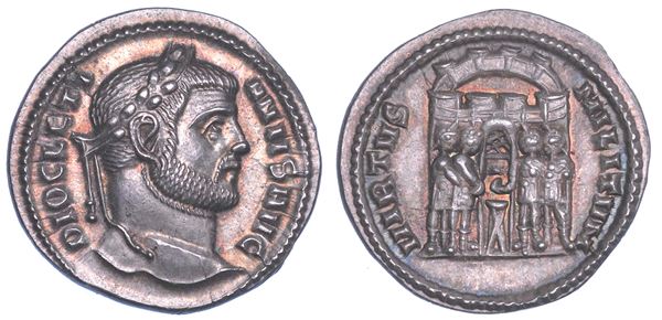 DIOCLEZIANO, 284-305. Argenteus, anno 294. Siscia.