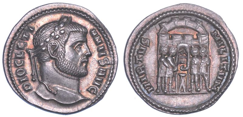 DIOCLEZIANO, 284-305. Argenteus, anno 294. Siscia.  - Auction Numismatics - Cambi Casa d'Aste
