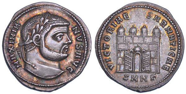 MASSIMIANO ERCULEO, 286-305. Argenteus, 295-296. Nicomedia.