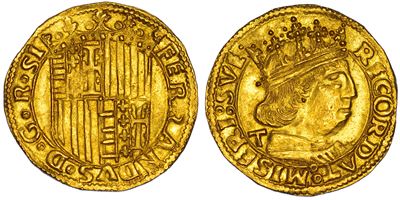Ferdinando I d'Aragona, Ducato di Napoli (1458-1494), emissioni 1458-1462
