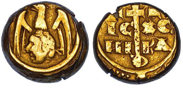 MESSINA. MANFREDI HOHENSTAUFEN, 1258-1266. Multiplo di Tarì.