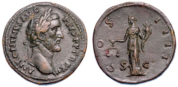 ANTONINO PIO, 138-161. Sesterzio, anni 148-149.
