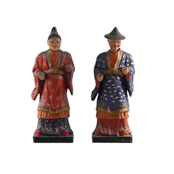 Coppia di magots. Piemonte, XVIII secolo