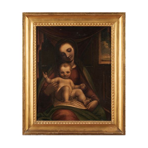 Luca Cambiaso - Madonna con Bambino