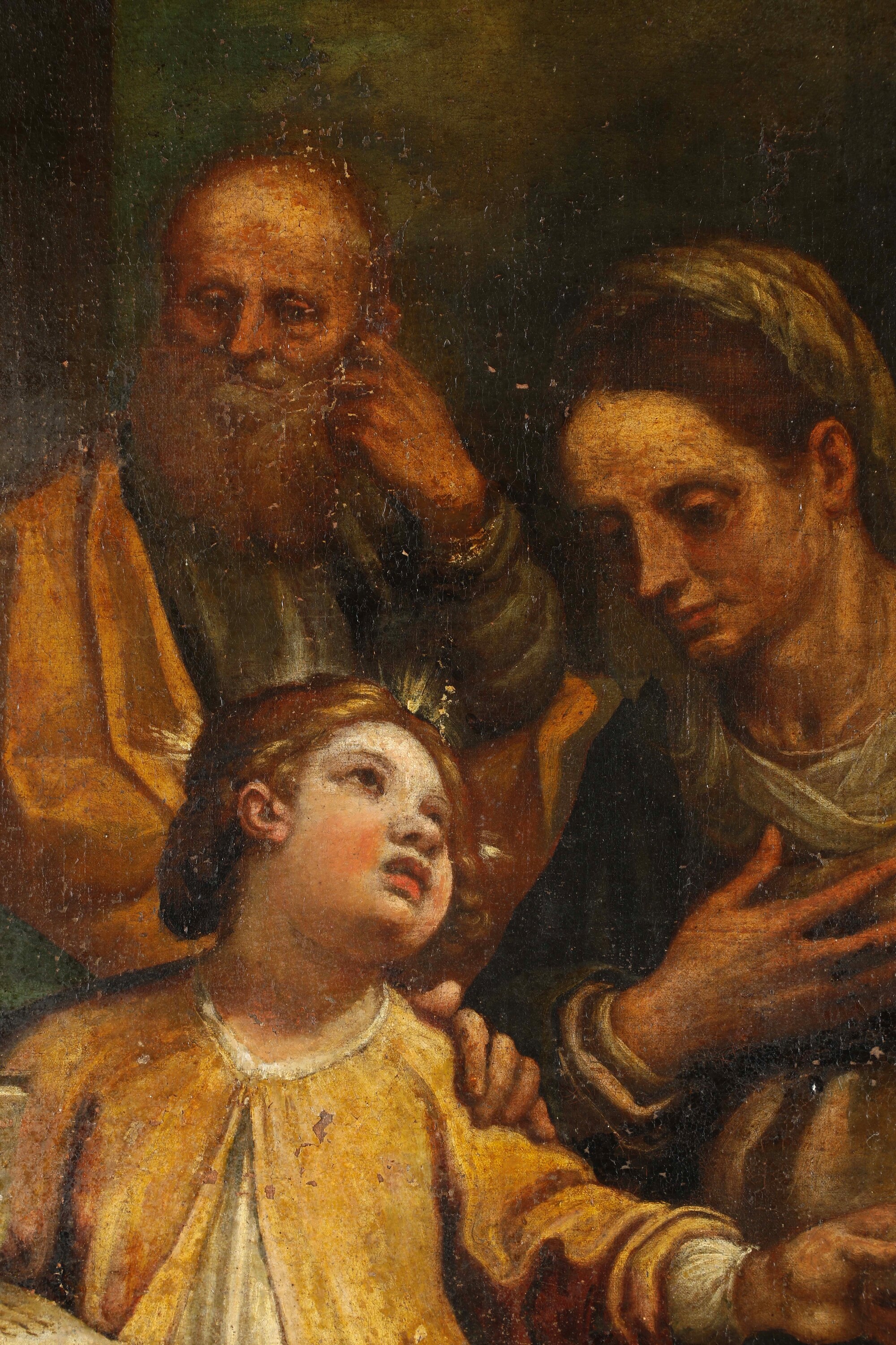 Bernardo Castello - Educazione della Vergine