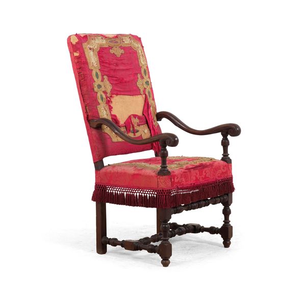 Poltrona a rocchetto. Genova, XVII secolo