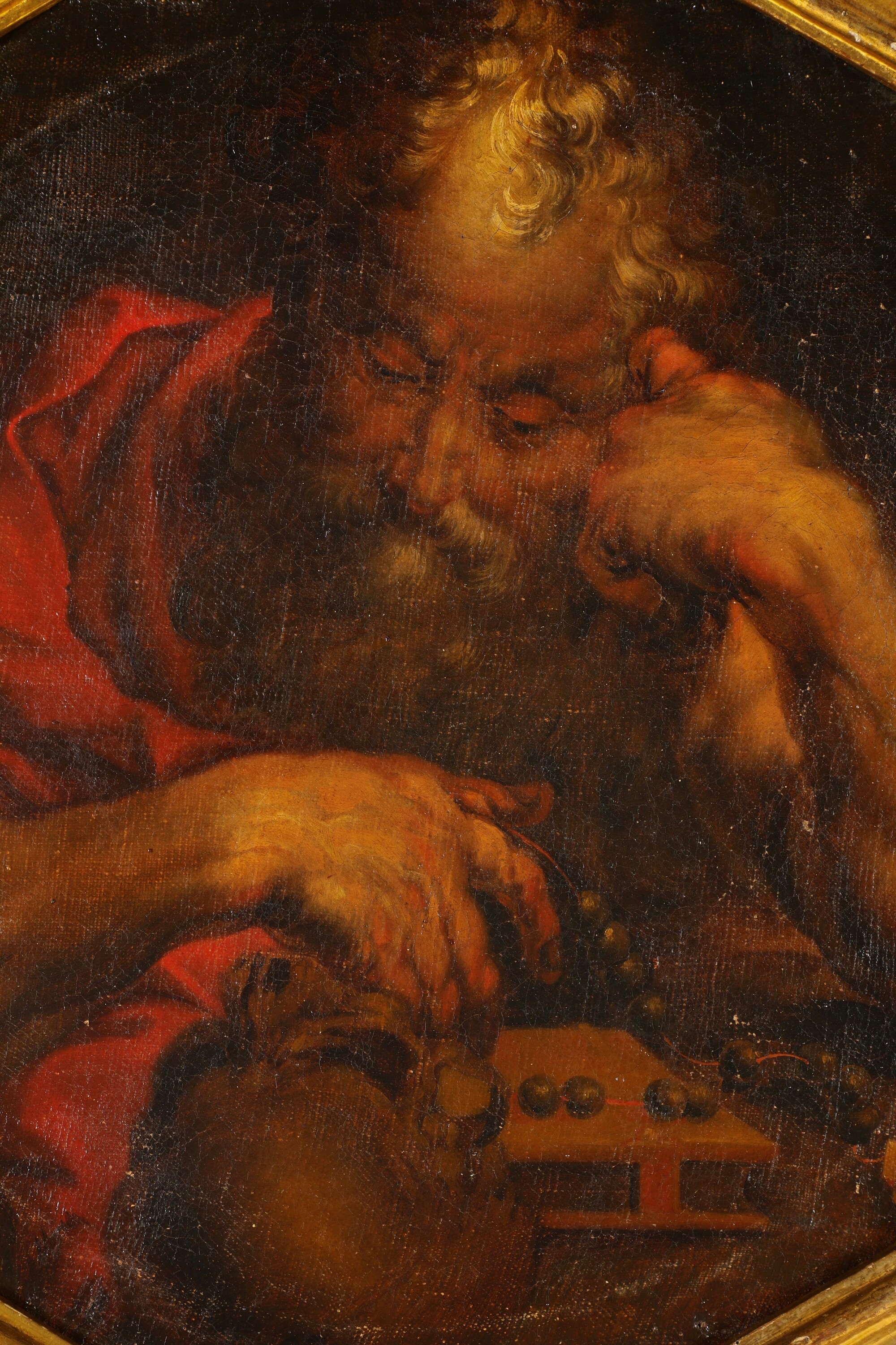 Scuola del XVII secolo, San Gerolamo in meditazione