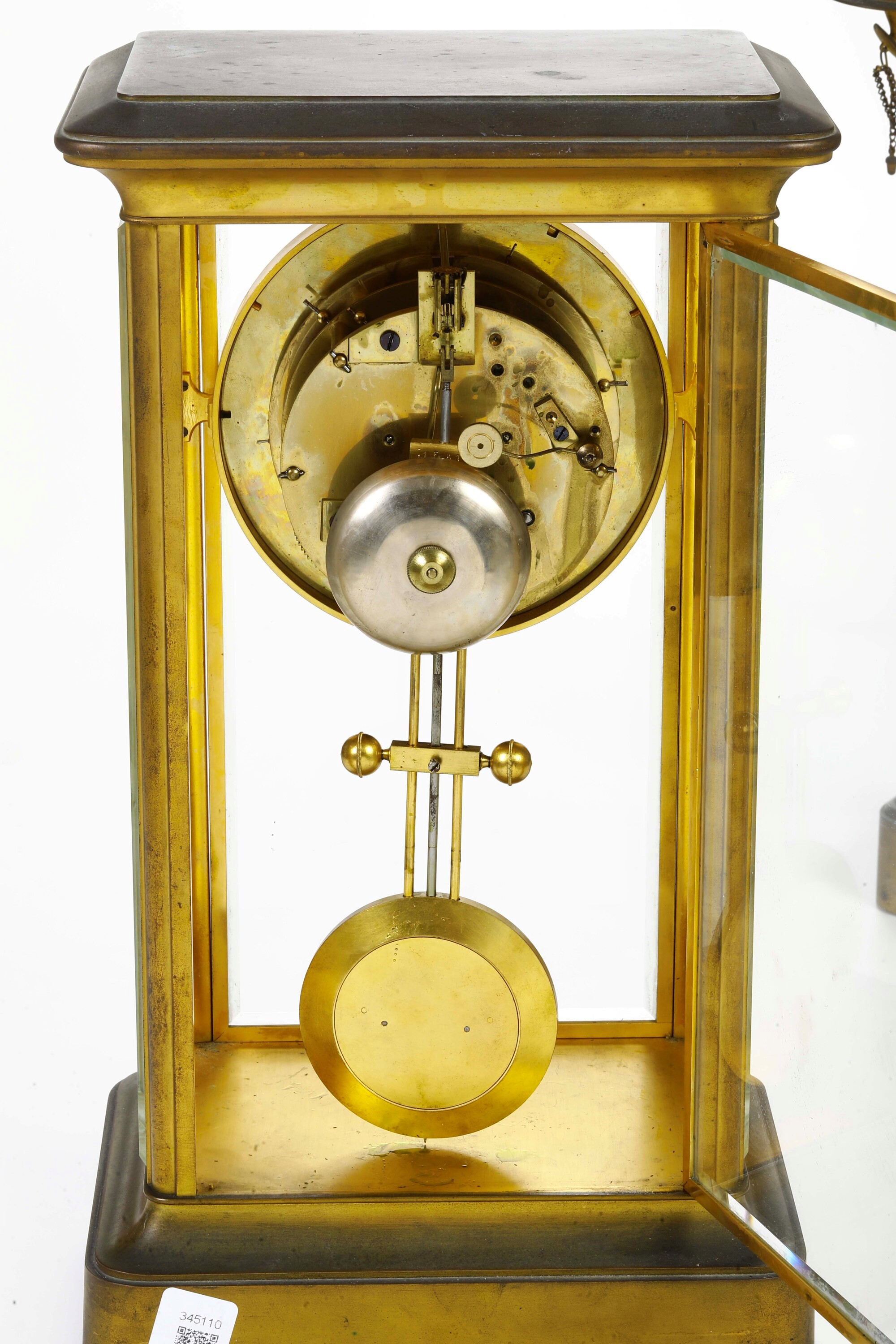 Orologio e Coppia di Candelabri. Francia, Fine XIX Secolo