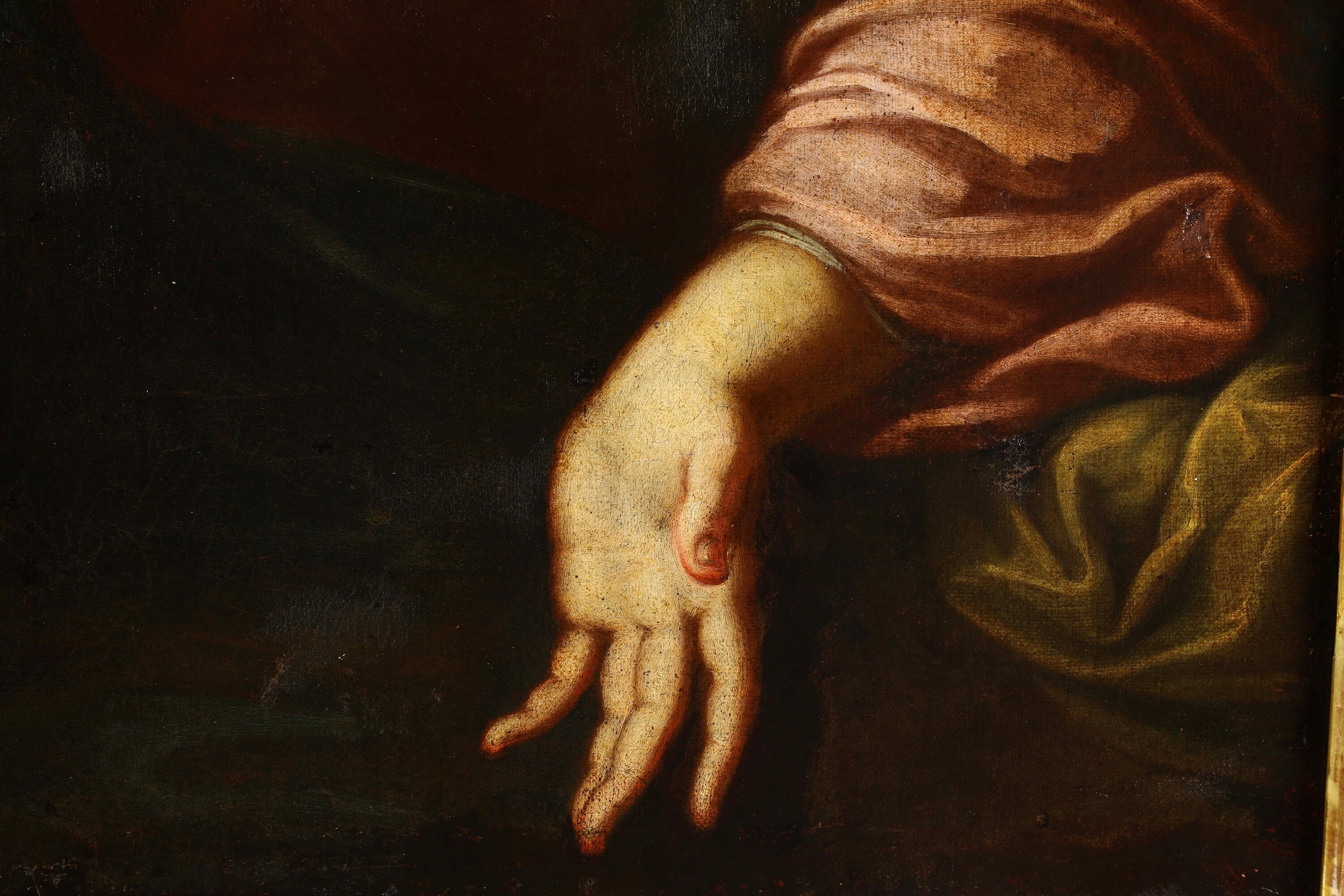 Scuola dell’Italia centrale, Santa martire, olio su tela (XVII secolo)