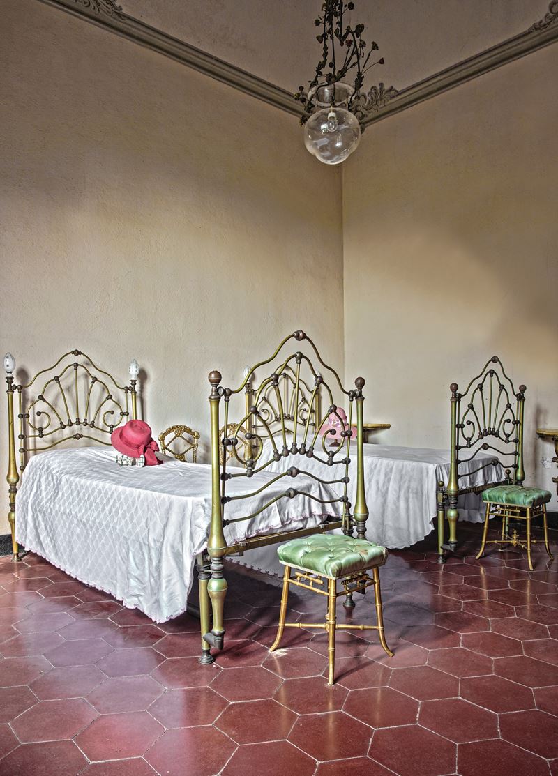 Coppia di letti in ottone  - Auction Italian Mansions TIME - Cambi Casa d'Aste