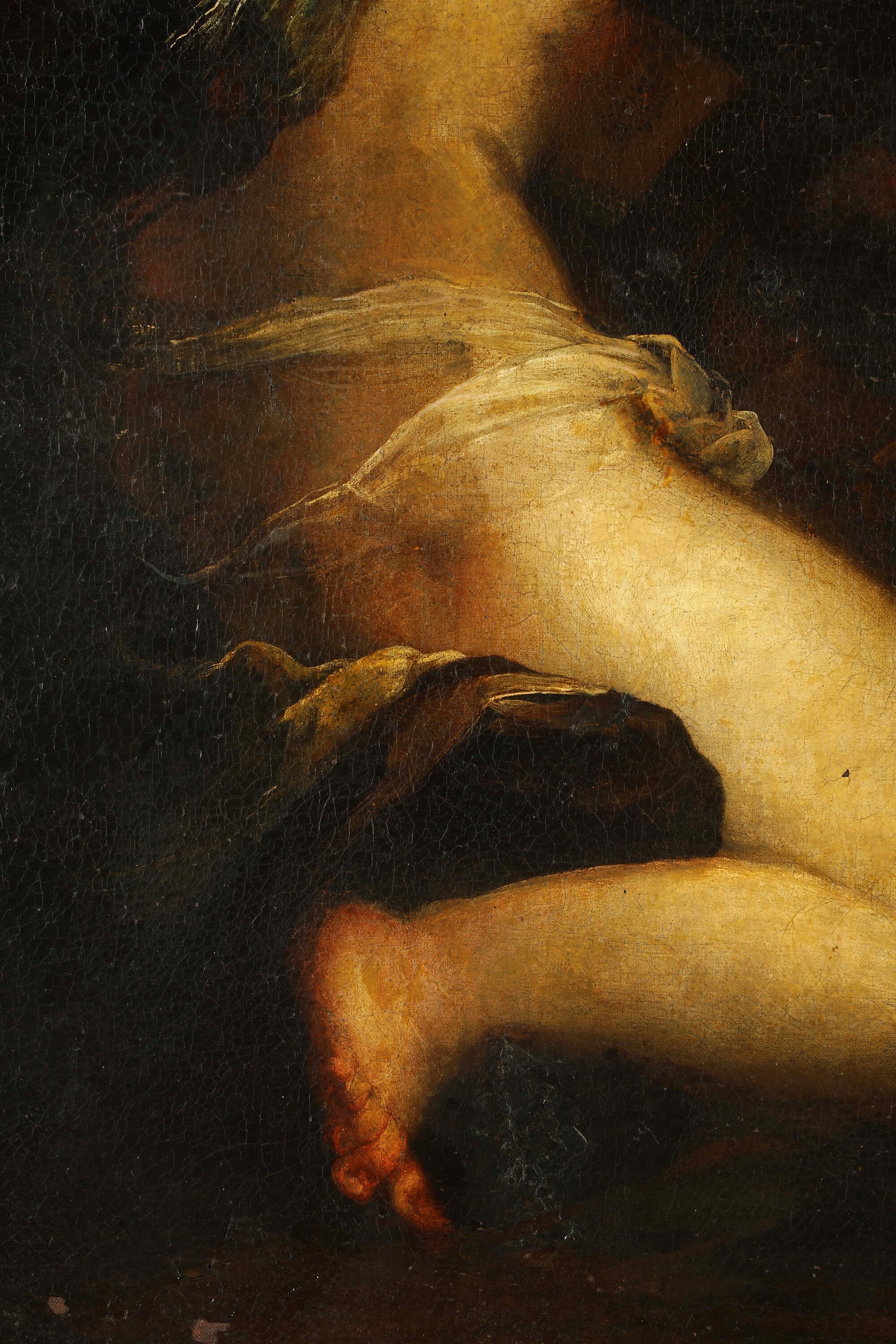Valerio Castello - Figure di putti, olio su tela