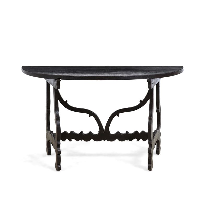 Coppia di mezzi tavoli a fratina. XVIII secolo  - Asta Dimore Italiane - Cambi Casa d'Aste