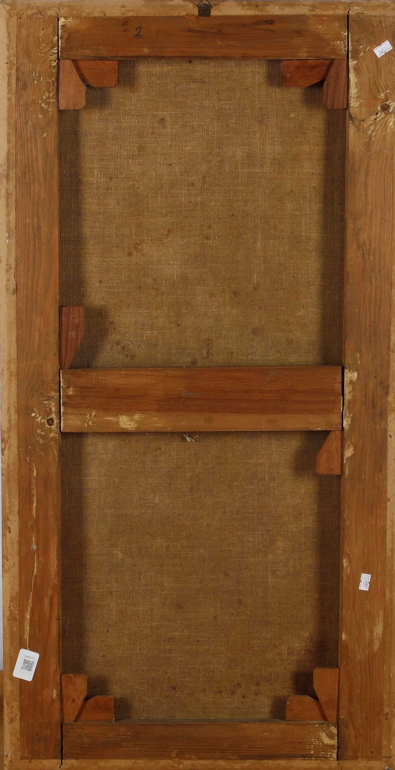 Scuola del XVII secolo, Angioletto con giglio, olio su tela
