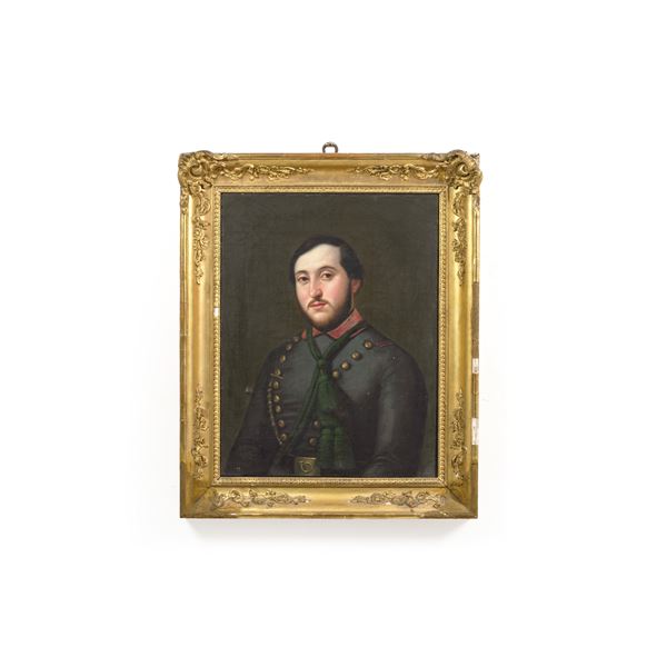 Anonimo del XIX secolo Ritratto di militare in divisa