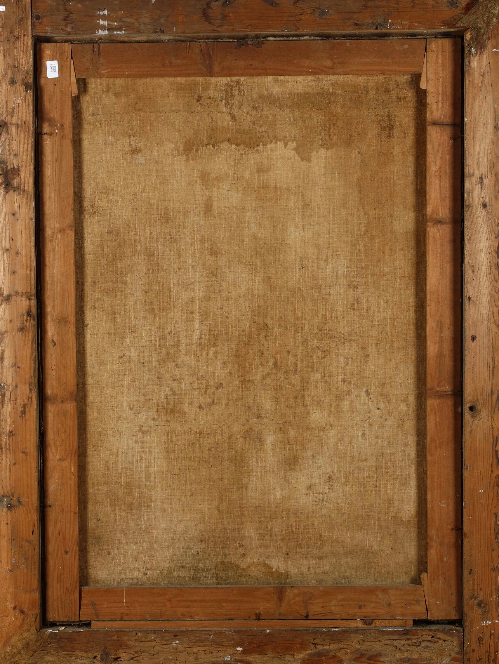 Scuola genovese del XVI secolo, Sacra Famiglia con angeli, olio su tela