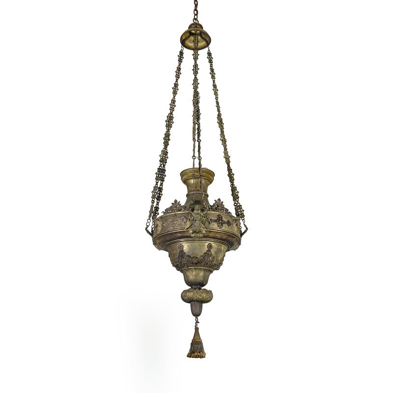 Lampada da Santissimo. XIX secolo  - Asta Dimore Italiane TIME - Cambi Casa d'Aste