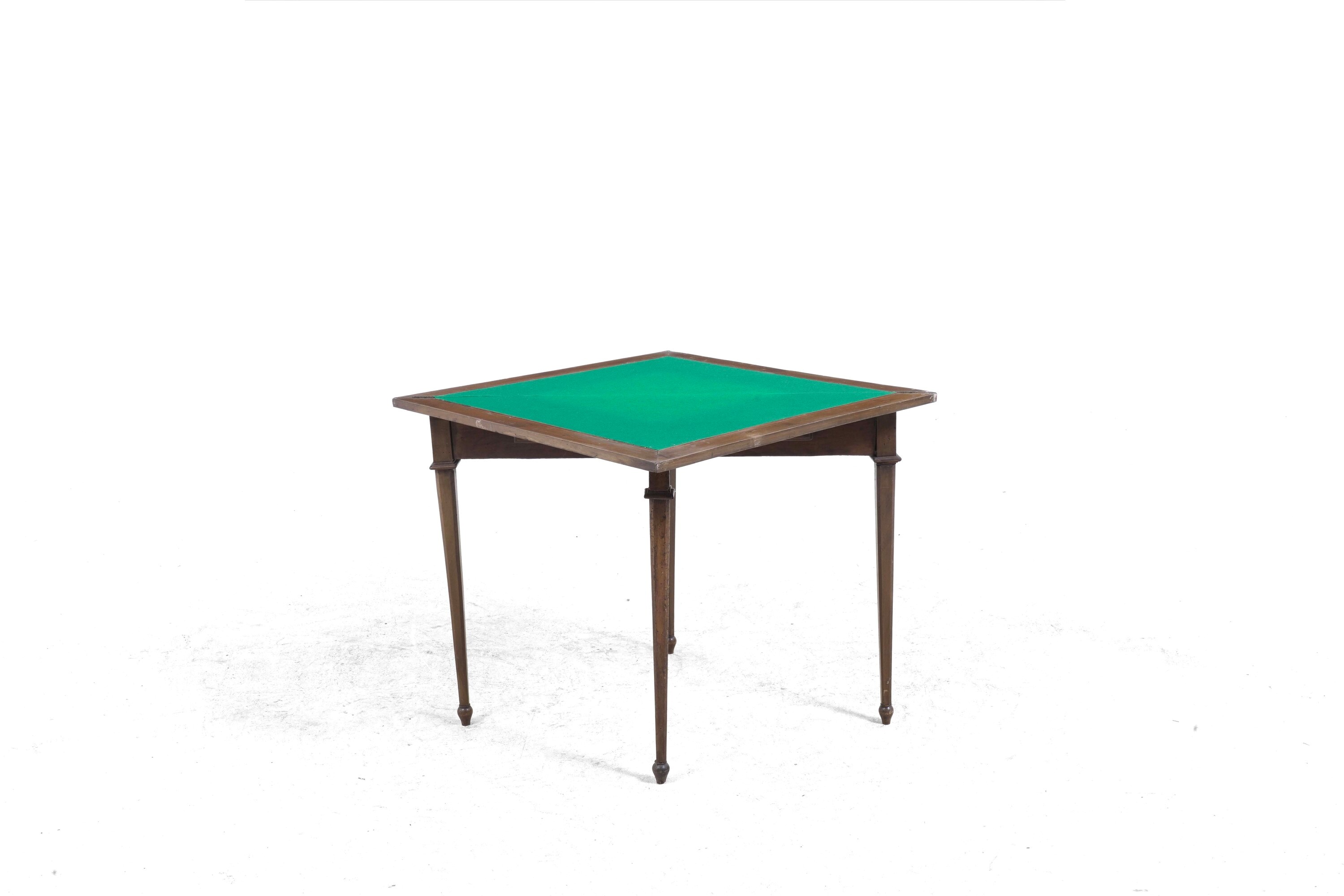 Tavolo da Gioco Luigi XVI Ad Angolo. Genova, Fine XVIII Secolo