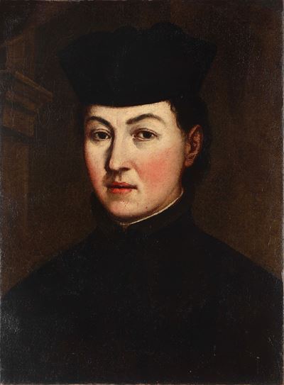 Scuola del XVIII Secolo Ritratto di Giovane Prete
